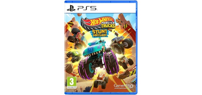 Amazon: Hot Wheels Monster Trucks Stunt Mayhem (PS5) à 20,90€ (au lieu de 39,99€)