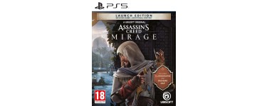 Amazon: Assassin's Creed Mirage Launch Edition PS5 à 12€ (au lieu de 17,06€)