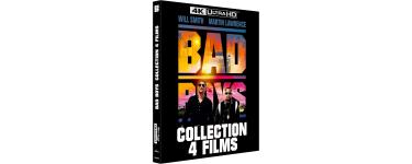 Amazon: Blu-Ray 4K Ultra HD Coffret Bad Boys Collection 4 Films à 34,99€ (au lieu de 50,26€)