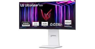 Amazon: Ecran PC 34" LG Ultragear 34GS95QE-W.AEU - UWQHD, OLED 240 Hz, incurvé 800R à 599,99€