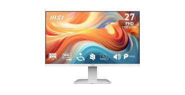Amazon: Écran PC 27" MSI Pro MP273WA E14A - IPS, FHD, 144 Hz, 1ms à 89,99€ (au lieu de 126,59€)