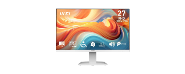 Amazon: Écran PC 27" MSI Pro MP273WA E14A - IPS, FHD, 144 Hz, 1ms à 89,99€ (au lieu de 126,59€)