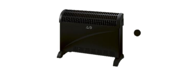 LIDL: TRONIC Convecteur 2000W - 3 niveaux de chauffe à 19,99€ (au lieu de 24,99€)