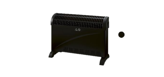 LIDL: TRONIC Convecteur 2000W - 3 niveaux de chauffe à 19,99€ (au lieu de 24,99€)