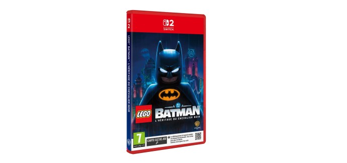 Amazon: LEGO Batman L'Héritage du Chevalier Noir sur Nintendo Switch 2 à 50,05€