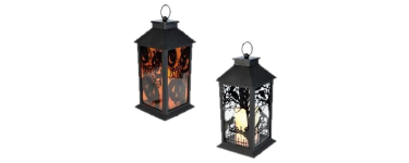 LIDL: Lanterne d'Halloween LED - effet flamme, minuterie 6h à 3,99€ (au lieu de 4,99€)