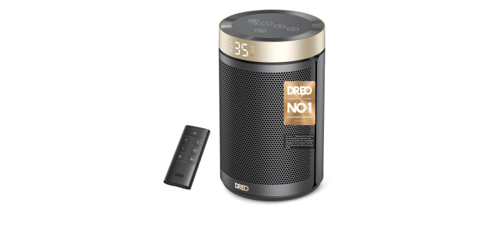 Amazon: Chauffage d'appoint céramique Dreo 316 - 1500W, Minuterie 12h, Mode Éco, Silence 34dB, Télécommande