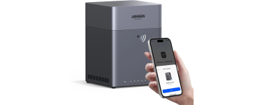 Amazon: NAS Ugreen NASync DH4300 Plus - 4 Baies, 2,5 GbE, 8 Go RAM à 303,99€ (au lieu de 319,99€)
