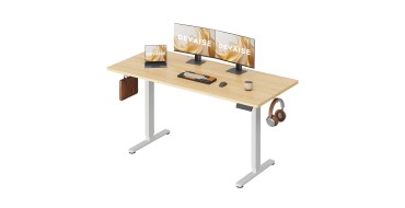 Amazon: Bureau Assis-Debout Devaise - 160x70cm, Moteur Silencieux, 3 Mémoires à 84,99€ (au lieu de 139,32€)