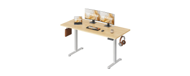 Amazon: Bureau Assis-Debout Devaise - 160x70cm, Moteur Silencieux, 3 Mémoires à 84,99€ (au lieu de 139,32€)