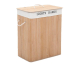 JoyBuy: JOYFURNOS Panier à linge en bambou 2 compartiments 100L pliable à 19,96€ (au lieu de 29,07€)