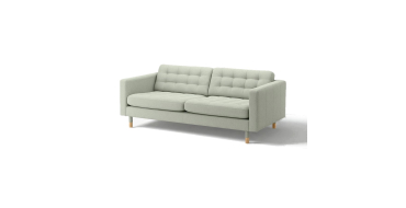 IKEA: Canapé 3 places LANDSKRONA Gunnared vert clair/bois à 449€ (au lieu de 599€)