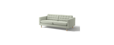 IKEA: Canapé 3 places LANDSKRONA Gunnared vert clair/bois à 449€ (au lieu de 599€)