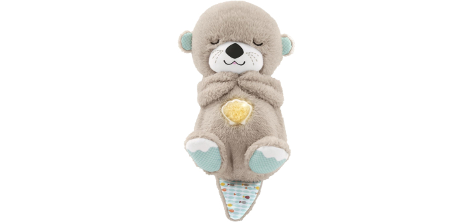 Amazon: Peluche Fisher-Price Ma Loutre Câlins Bonne Nuit à 21,82€ (au lieu de 27,71€)