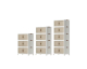 JoyBuy: COIZYZZL Armoire de rangement sans installation - Largeur 45cm, 5 pièces, avec roulettes à 28,42€