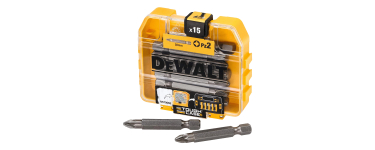 Amazon: Coffret 15 embouts de vissage DeWalt Toughcase DT7912-QZ - PZ2 50mm à 5€ (au lieu de 10,98€)