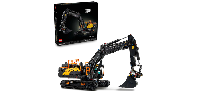 Amazon: LEGO® Technic Pelleteuse Volvo EC500 Hybride (42215) à 280,49€ (au lieu de 310,45€)
