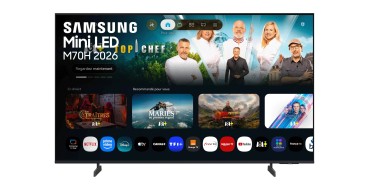Amazon: Téléviseur 55" Samsung 55M70H 2026 - Mini LED, 4K, Smart TV à 349,99€ (au lieu de 519,99€)