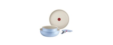 Amazon: Batterie cuisine Tefal Ingenio Serenity 4 pièces avec poignée amovible à 49,99€ (au lieu de 89,99€)