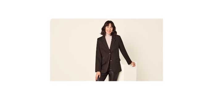 LIDL: ESMARA Blazer femme - 80% polyester recyclé, col à revers à 12,99€ (au lieu de 18,99€)