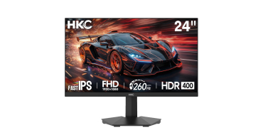 Amazon: Écran PC Gamer 24" HKC G24H3D - IPS, FHD, 240Hz (260Hz OC), HDR400, VESA 100X100 à 99,99€