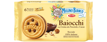 Amazon: Biscuits Barilla Baiocchi Nocciola - 336 g à 1,99€ (au lieu de 2,62€) (via Prévoyez et Économisez)