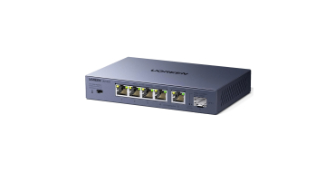 Amazon: Switch Ethernet UGREEN 6 ports - 5x 2.5G RJ45 + 1x SFP+ 10G à 36,09€ (au lieu de 41,65€)