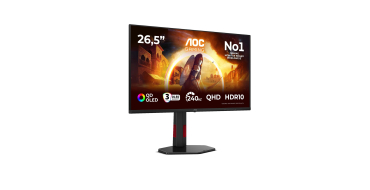 Amazon: Ecran PC 27" AOC Q27G4ZDR - 240Hz QD-OLED, 0.03ms GtG, HDR10 à 329,99€ (au lieu de 379,99€)