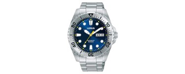 Amazon: Montre automatique Lorus RL473BX9 - Acier inoxydable, cadran bleu à 87,41€ (au lieu de 140€)