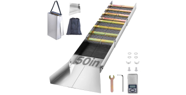 Amazon: Rampe d'orpaillage pliante VEVOR en alliage d'aluminium - 127 cm à 52€ (au lieu de 68,73€)