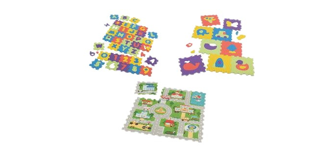 LIDL: LUPILU Tapis puzzle - Chiffres et lettres, 80 pièces à 4,99€ (au lieu de 11,99€)