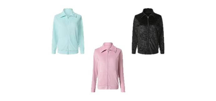 LIDL: ESMARA Veste détente en velours femme à 4,99€ (au lieu de 11,99€)