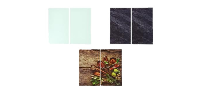 LIDL: SILVERCREST Protège-plaques de cuisson en verre trempé 52 x 30 cm, 2 pièces à 5,99€