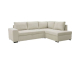 Cdiscount: Canapé d'angle convertible réversible NIRVANA 4/5 places - Velours côtelé Beige - Coffre de rangemen