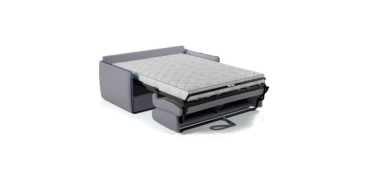 Cdiscount: Canapé convertible express AGATHE - matelas 14cm, tissu gris, 175x100x87 cm à 711,99€