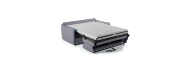 Cdiscount: Canapé convertible express AGATHE - matelas 14cm, tissu gris, 175x100x87 cm à 711,99€