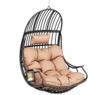 Amazon: Chaise suspendue Yitahome œuf avec coussin à 69,99€