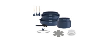 Cdiscount: Batterie de cuisine ARTHUR MARTIN 18 pièces - Tous feux dont induction, revêtement céramique, poigné