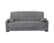 Cdiscount: Canapé clic clac 3 places MEGAN - Gris clair, matelas 14 cm, 130 x 190 cm à 469,99€
