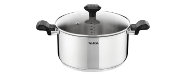 Amazon: Faitout Inox Tefal Comfort Max 24 cm - Couvercle en verre, induction à 22,79€ (au lieu de 32,99€)