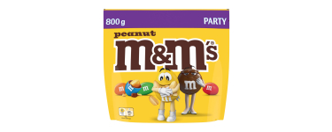 Amazon: Bonbons Chocolat au Lait & Cacahuètes M&M'S Peanut - Sachet 800g à 6,64€ (au lieu de 8,52€) (via pré