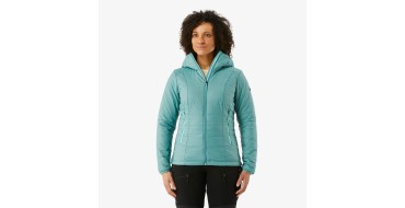 Decathlon: FORCLAZ Doudoune de trek à capuche synthétique femme MT100 à 21,99€ (au lieu de 39,99€)