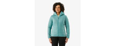 Decathlon: FORCLAZ Doudoune de trek à capuche synthétique femme MT100 à 21,99€ (au lieu de 39,99€)