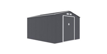 Cdiscount: Abri de jardin métal URANUS 8,84 m² - 277 x 319 x 202 cm, 2 portes coulissantes à 329,99€
