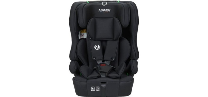 Cdiscount: Siège auto NANIA LIMA - Groupe 1/2/3, 76-150 cm, Isofix, I-Size à 64,99€ (au lieu de 69,99€)