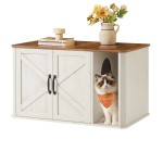 Amazon: Maison pour Chat Feandrea, Meuble à litière - 85 x 48,5 x 50 cm à 49,49€ (au lieu de 57,43€)