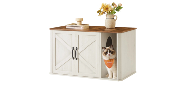 Amazon: Maison pour Chat Feandrea, Meuble à litière - 85 x 48,5 x 50 cm à 49,49€ (au lieu de 57,43€)