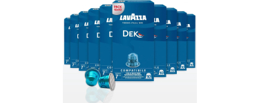 Amazon: Lot de 100 capsules de café Lavazza décaféiné - compatibles Nespresso Original à 22,74€