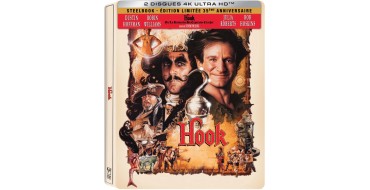 Amazon: Blu-ray 4K Steelbook Hook ou la revanche du capitaine crochet à 25,02€ (au lieu de 29,99€)