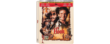 Amazon: Blu-ray 4K Steelbook Hook ou la revanche du capitaine crochet à 25,02€ (au lieu de 29,99€)